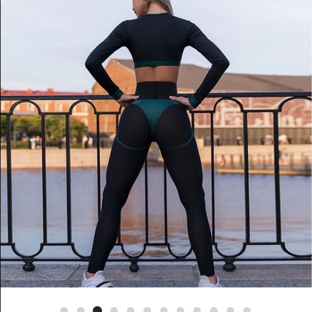 Elite mesh contrast leggings festival